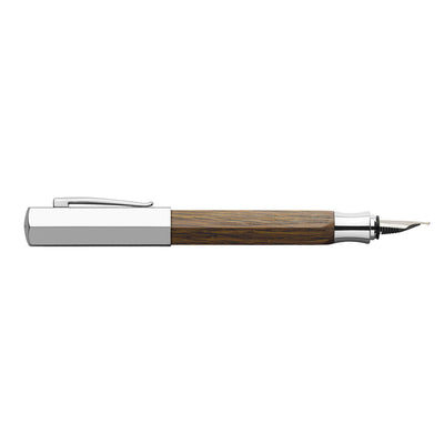 Faber-Castell Ondoro Fountain Pen - Smoked Oak CT