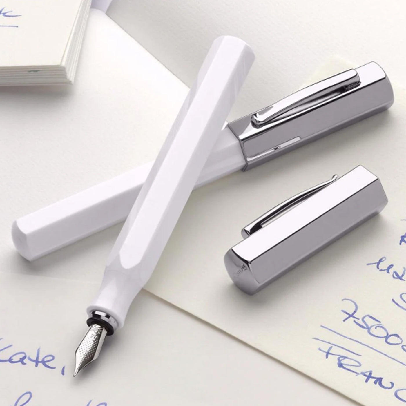 Faber-Castell Ondoro Fountain Pen - White