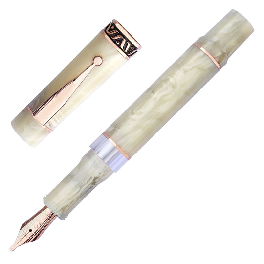 Gioia Bellevista Fountain Pen - Ivory RGT