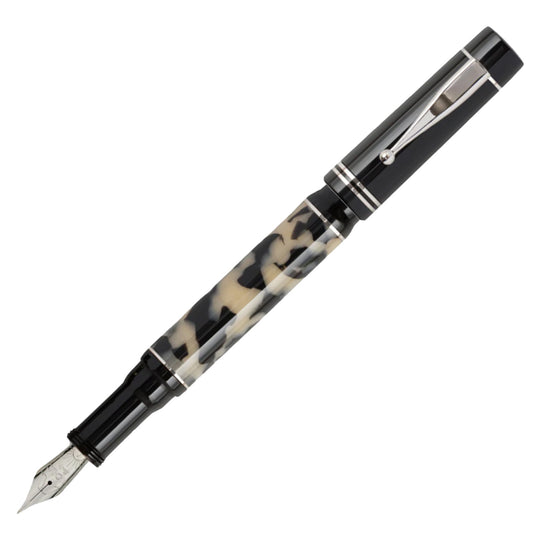 Gioia Alleria Fountain Pen - Tramonto Black Tortoise CT