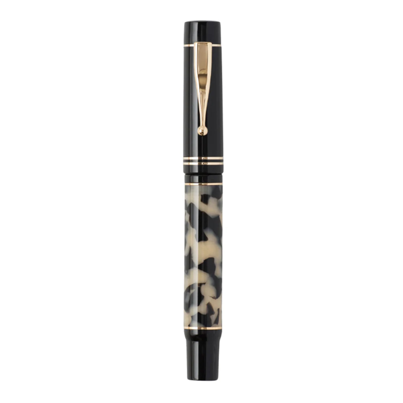 Gioia Alleria Fountain Pen - Tramonto Black Tortoise GT