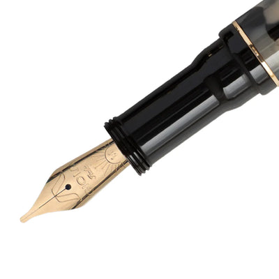 Gioia Alleria Fountain Pen - Tramonto Black Tortoise GT
