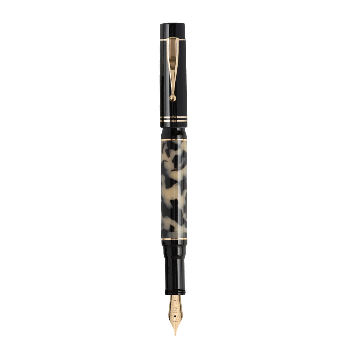 Gioia Alleria Fountain Pen - Tramonto Black Tortoise GT