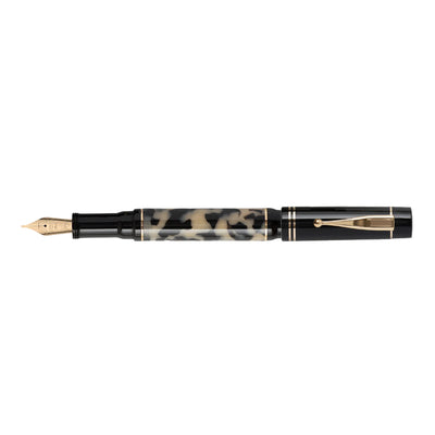 Gioia Alleria Fountain Pen - Tramonto Black Tortoise GT