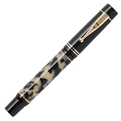 Gioia Alleria Fountain Pen - Tramonto Black Tortoise GT