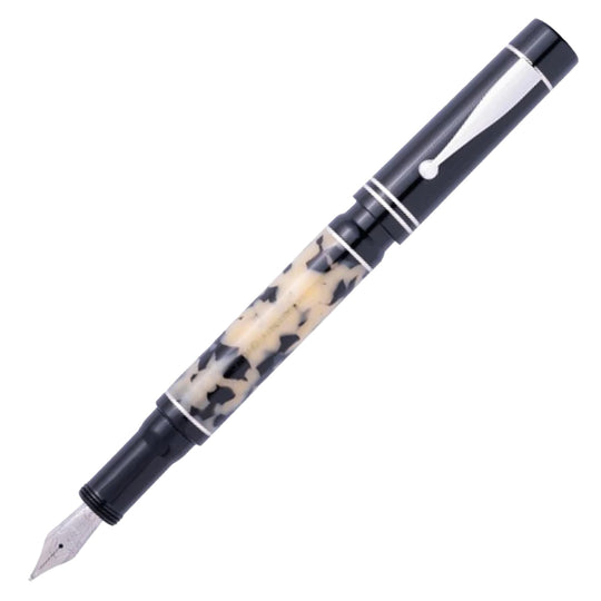 Gioia Alleria Fountain Pen - Tramonto Sand Black Tortoise CT