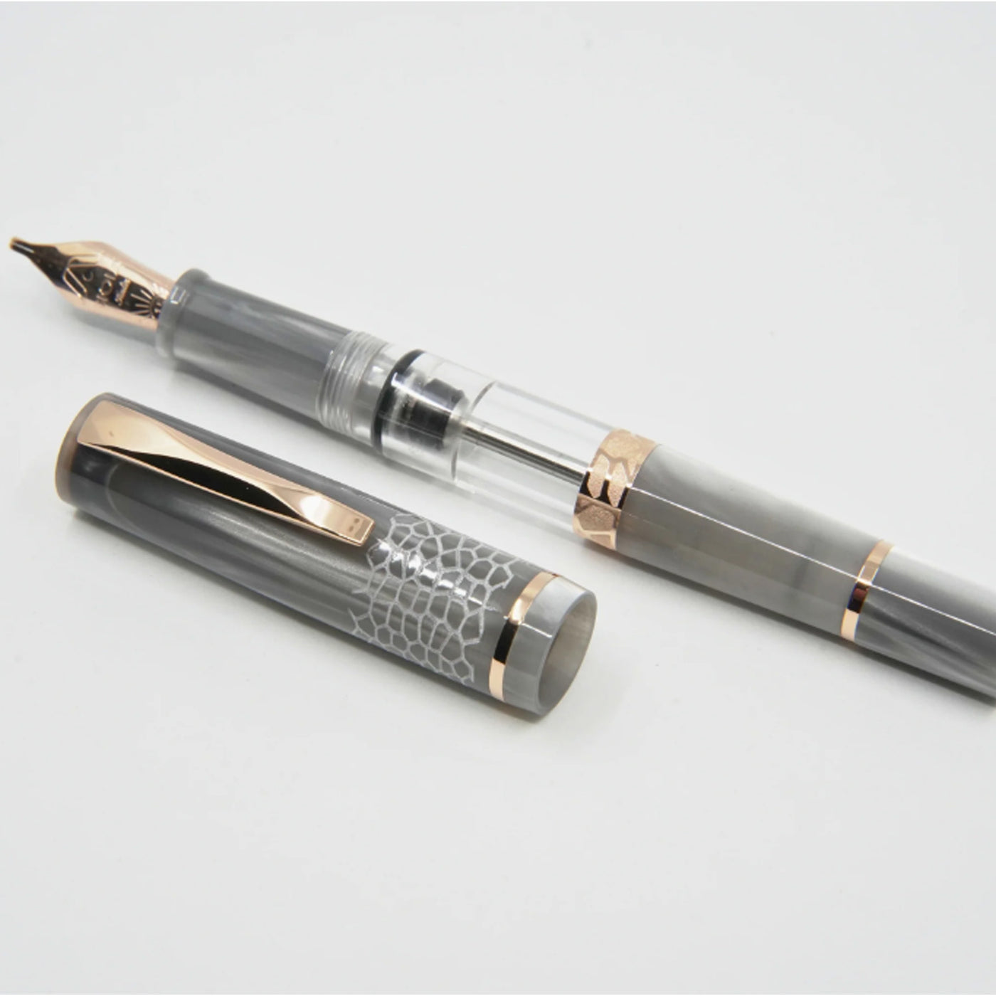 Gioia Luminosa Fountain Pen - Grigio Perla RGT