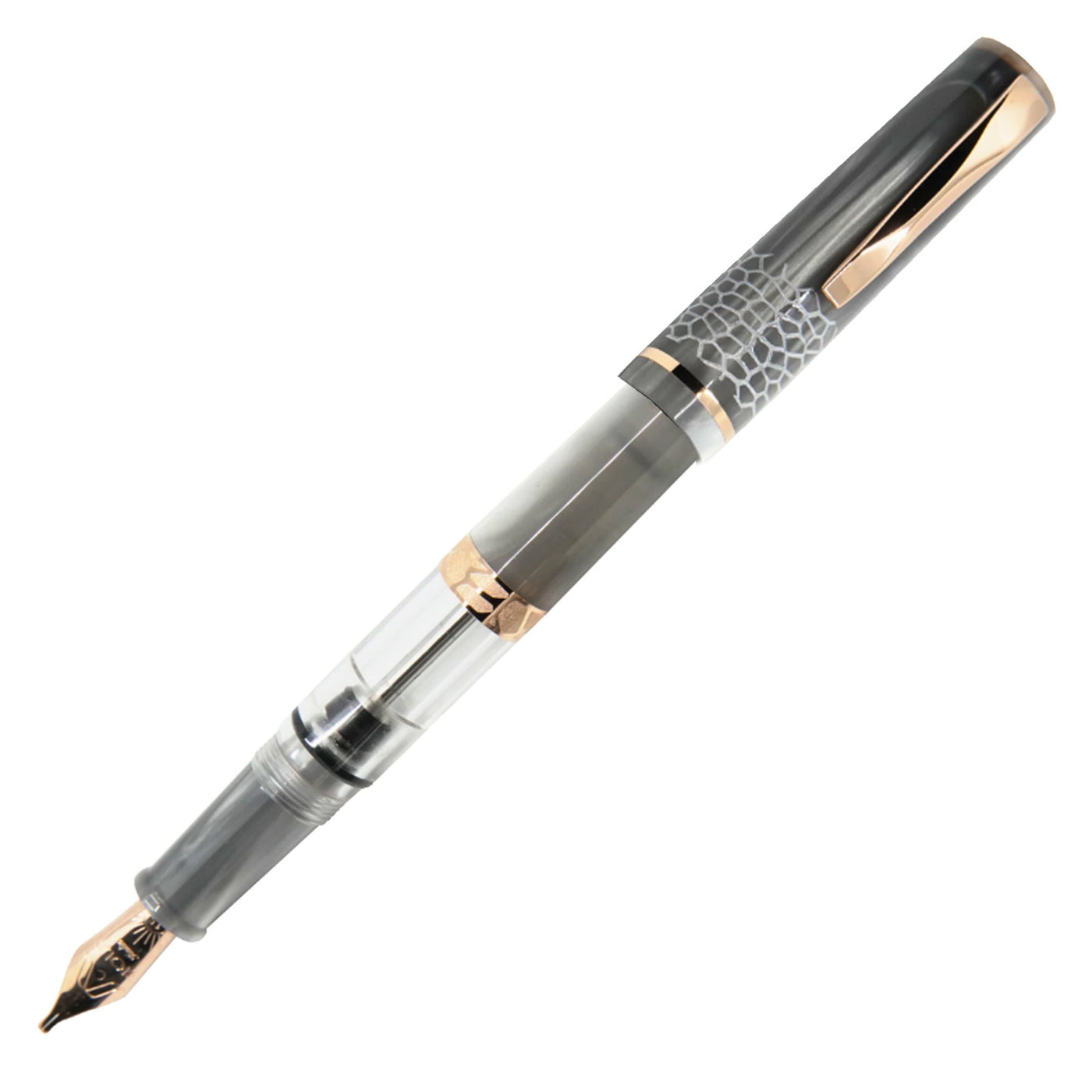 Gioia Luminosa Fountain Pen - Grigio Perla RGT