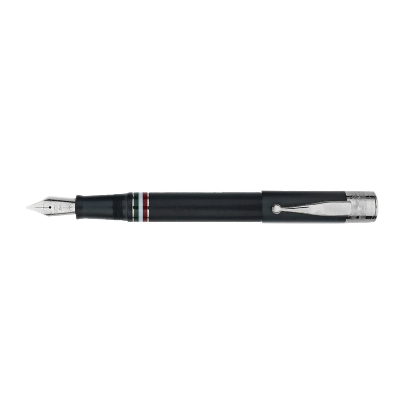 Gioia Partenope Fountain & Roller Ball Pen - Black Sand CT