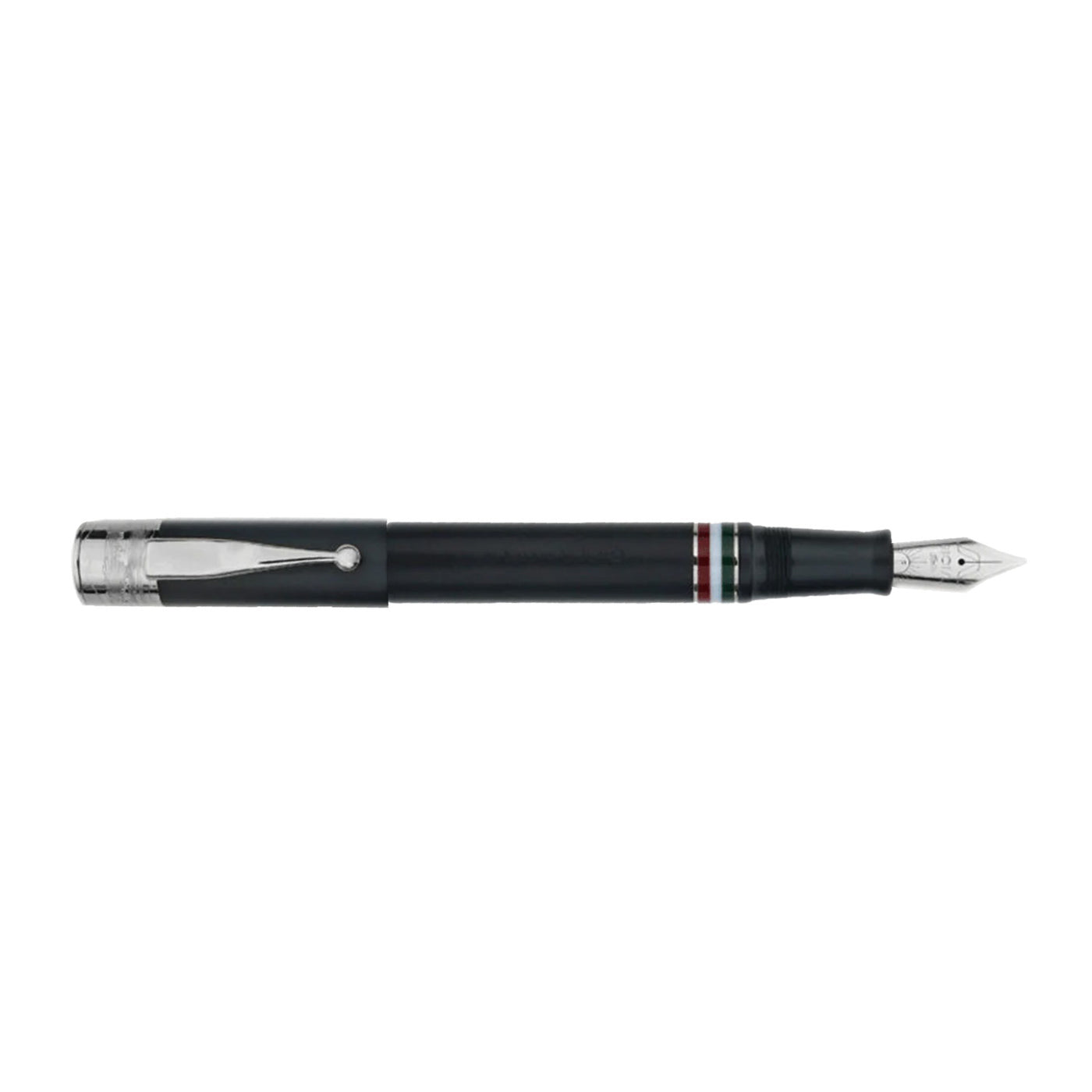 Gioia Partenope Fountain & Roller Ball Pen - Black Sand CT