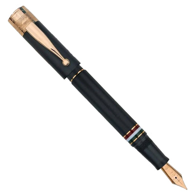 Gioia Partenope Fountain & Roller Ball Pen - Black Sand RGT