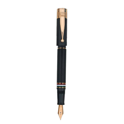 Gioia Partenope Fountain & Roller Ball Pen - Black Sand RGT