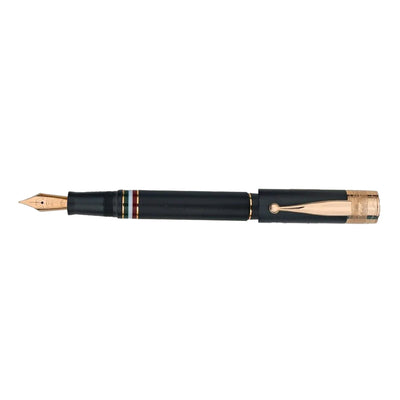 Gioia Partenope Fountain & Roller Ball Pen - Black Sand RGT