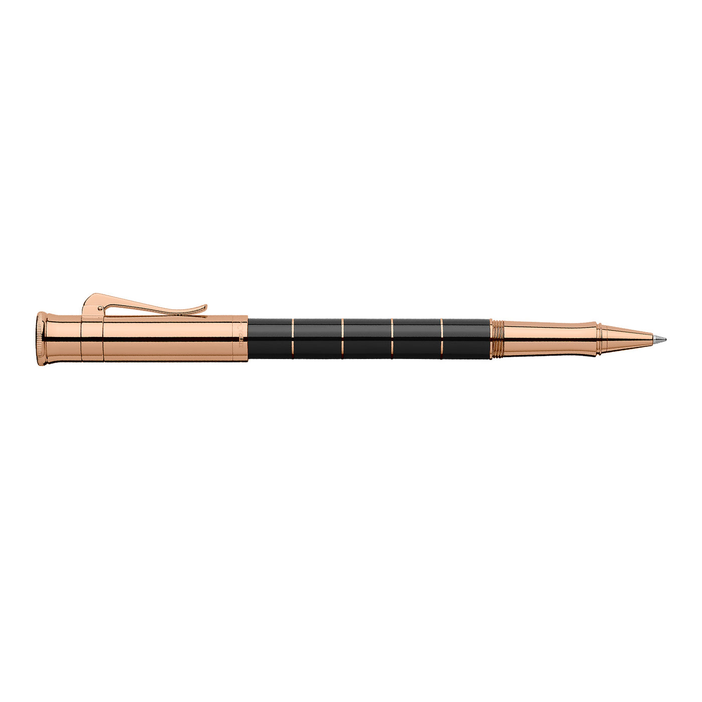 Graf Von Faber-Castell Classic Anello Roller Ball Pen - Black Rosegold 4