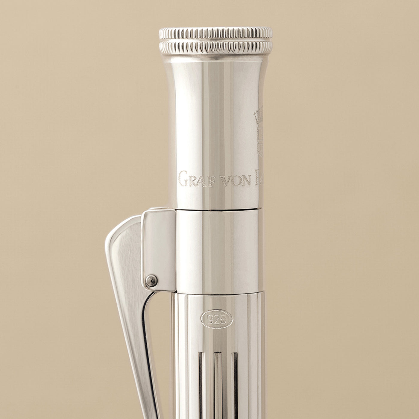 Graf Von Faber-Castell Classic Ball Pen - Sterling Silver
