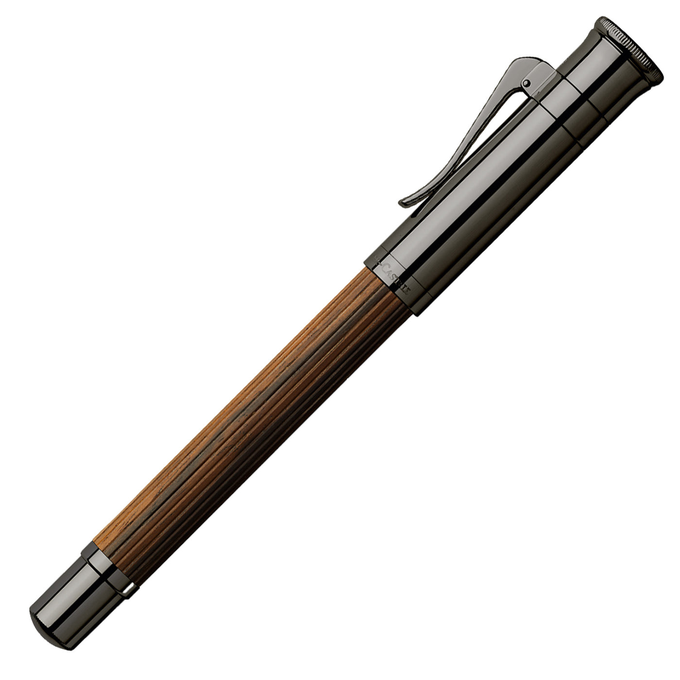 Graf Von Faber-Castell Classic Macassar Roller Ball Pen - Black Edition 6