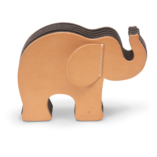 Graf Von Faber-Castell Elephant Leather Pen Holder - Medium - Natural