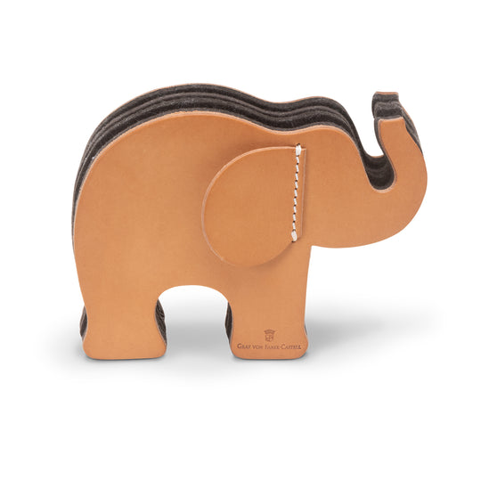 Graf Von Faber-Castell Elephant Leather Pen Holder - Small - Natural