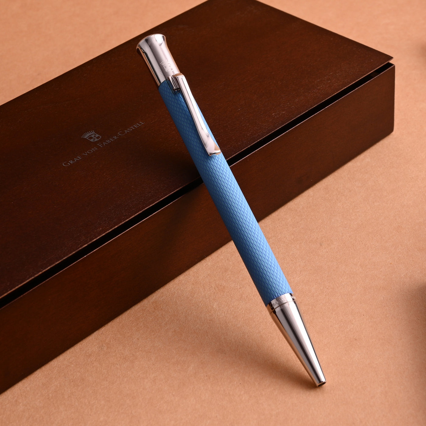 Graf Von Faber-Castell Guilloche Ball Pen - Gulf Blue 5