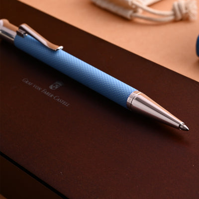 Graf Von Faber-Castell Guilloche Ball Pen - Gulf Blue 7