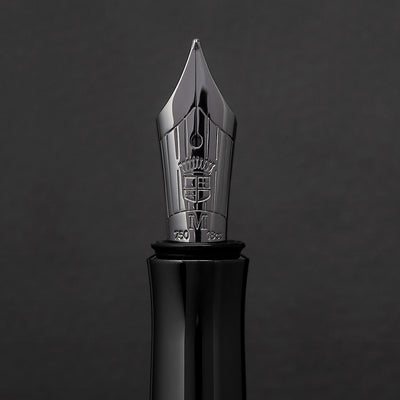 Graf Von Faber-Castell Guilloche Black Edition Fountain Pen - Anthracite 12