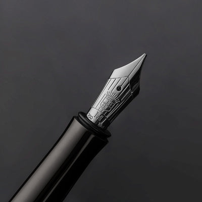 Graf Von Faber-Castell Guilloche Black Edition Fountain Pen - Anthracite 13