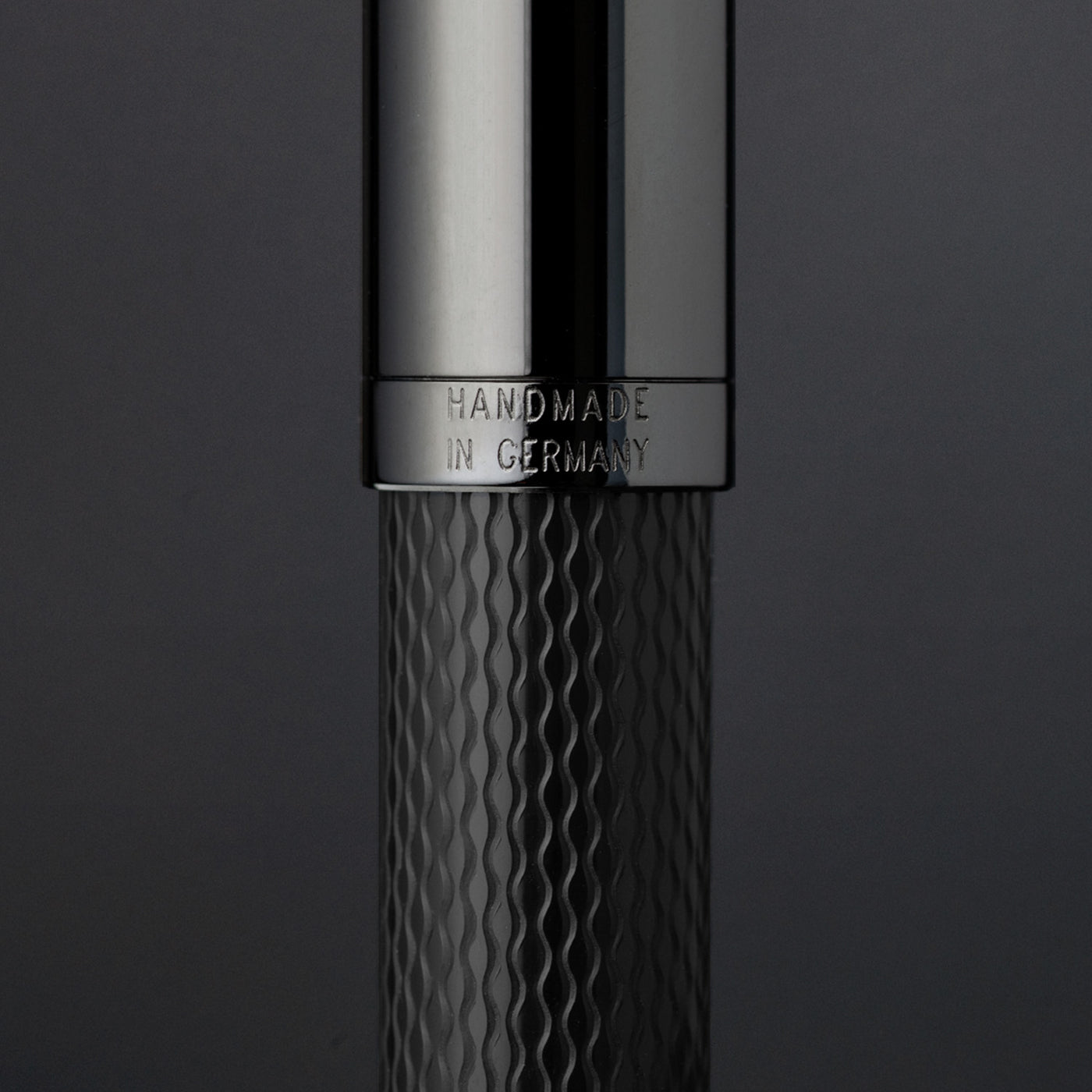 Graf Von Faber-Castell Guilloche Black Edition Fountain Pen - Anthracite 16