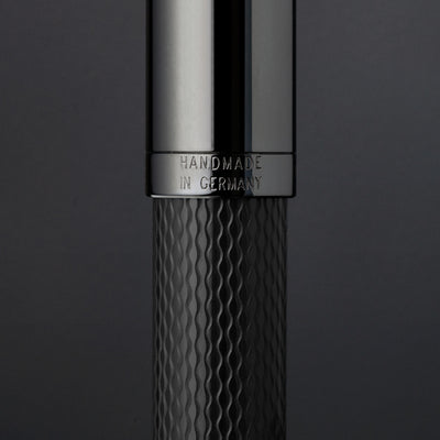 Graf Von Faber-Castell Guilloche Black Edition Fountain Pen - Anthracite 16