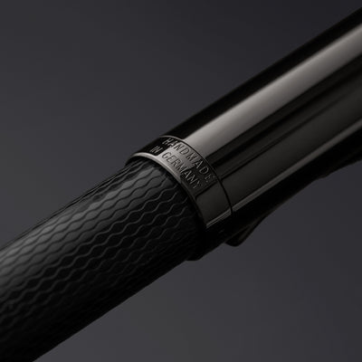Graf Von Faber-Castell Guilloche Black Edition Fountain Pen - Anthracite 17