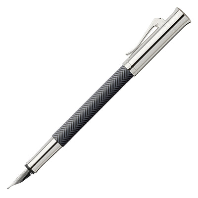 Graf Von Faber-Castell Guilloche Black Edition Fountain Pen - Anthracite