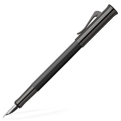 Graf Von Faber-Castell Guilloche Black Edition Fountain Pen - Anthracite 1