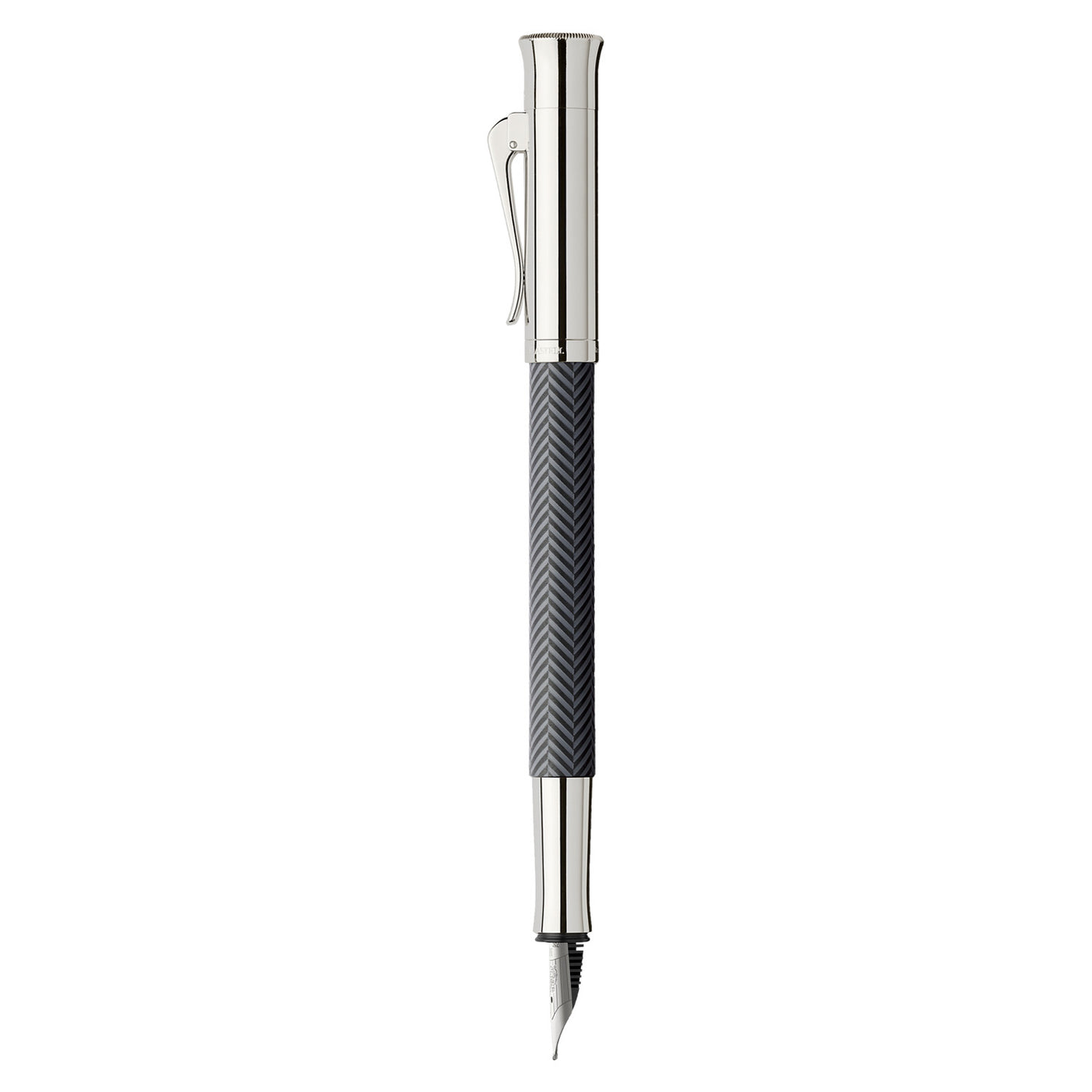 Graf Von Faber-Castell Guilloche Black Edition Fountain Pen - Anthracite