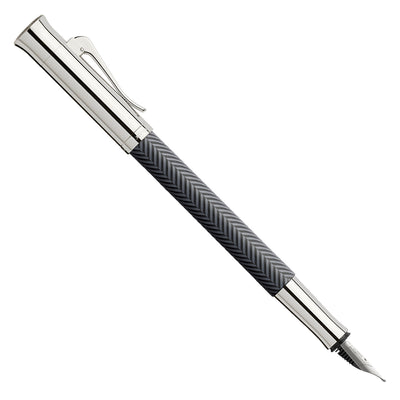 Graf Von Faber-Castell Guilloche Cisele Fountain Pen - Anthracite