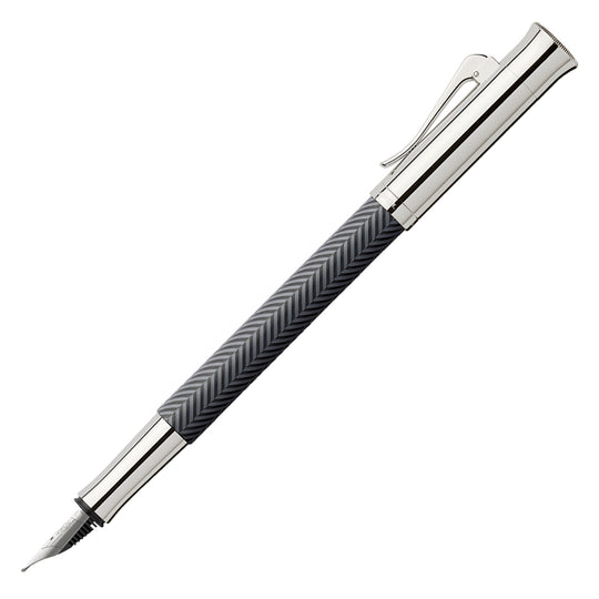 Graf Von Faber-Castell Guilloche Cisele Fountain Pen - Anthracite
