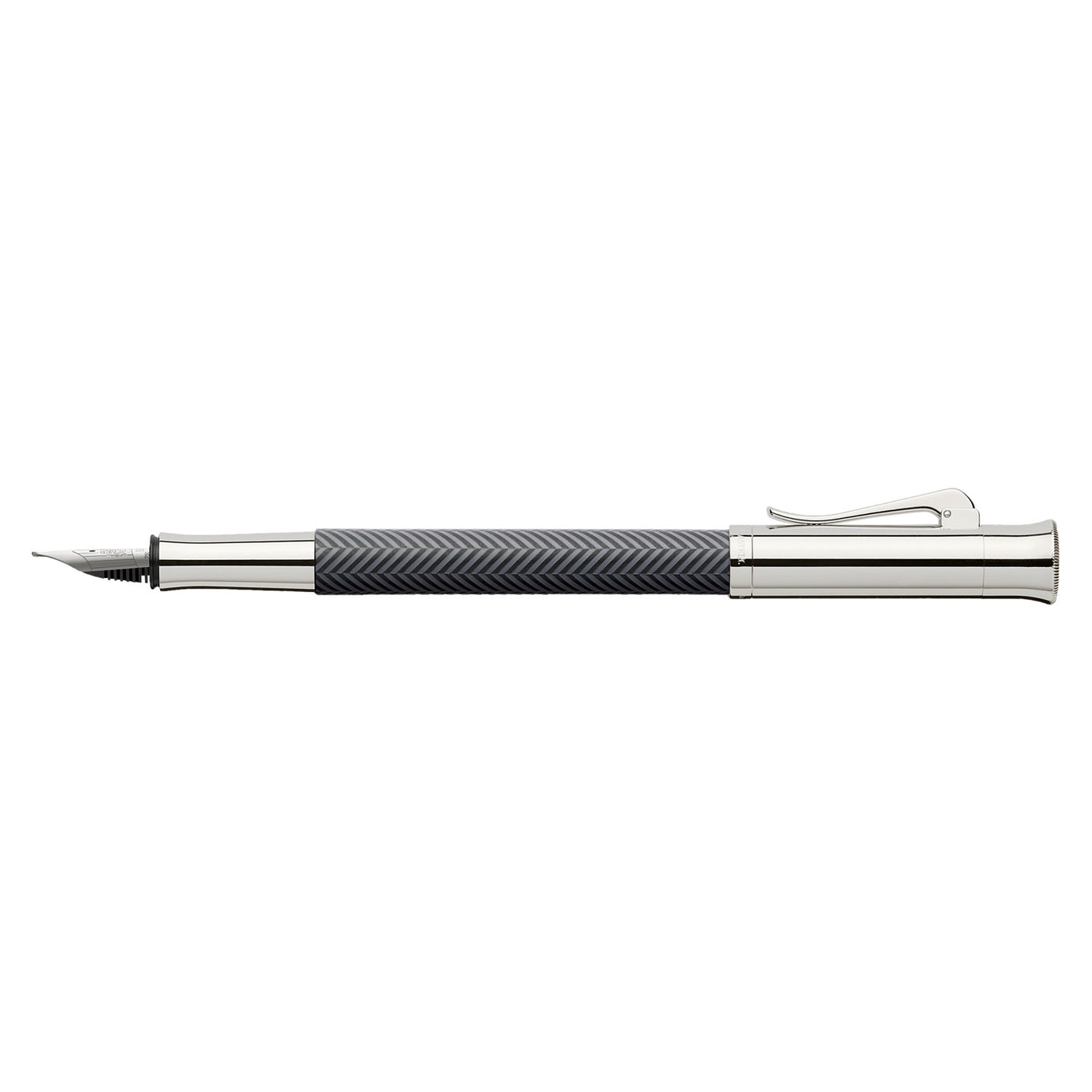 Graf Von Faber-Castell Guilloche Cisele Fountain Pen - Anthracite