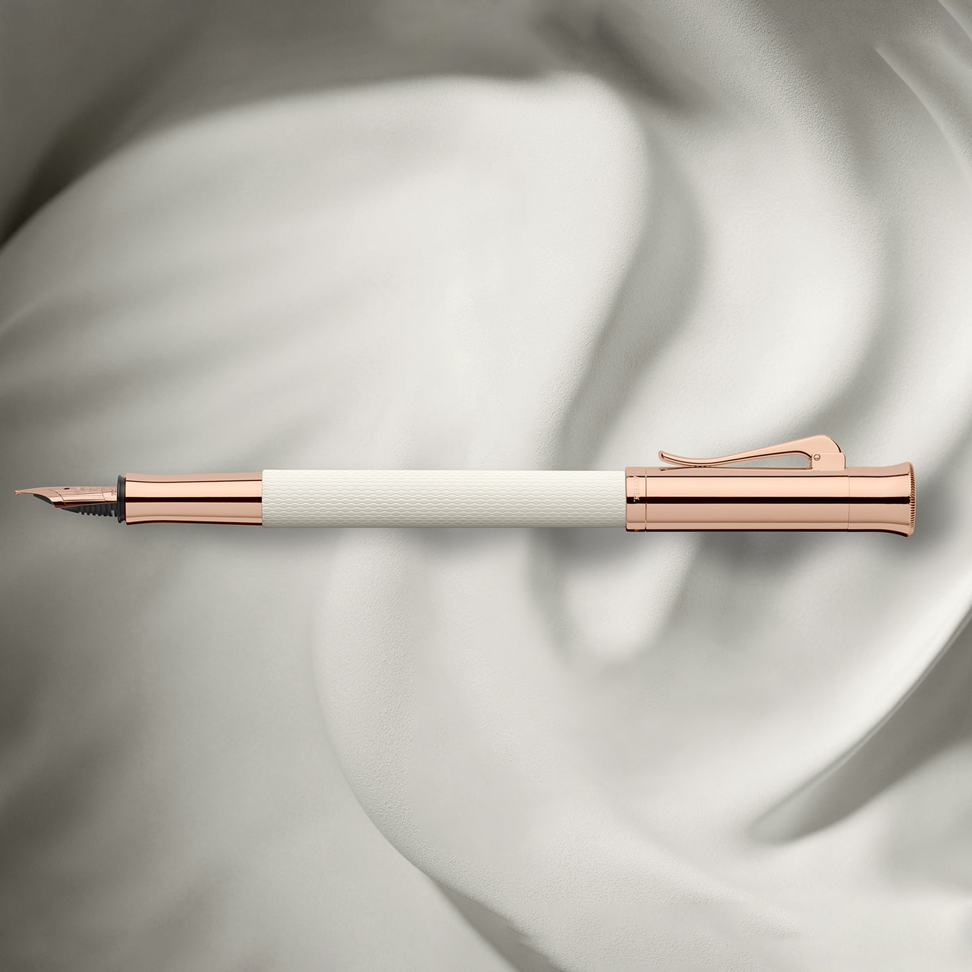 Graf Von Faber-Castell Guilloche Fountain Pen - Champagne Blush
