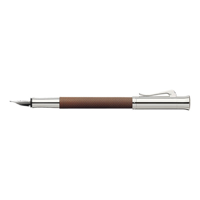 Graf Von Faber-Castell Guilloche Fountain Pen - Cognac Brown