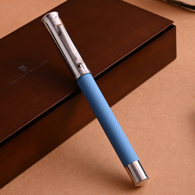 Graf Von Faber-Castell Guilloche Fountain Pen - Gulf Blue 14