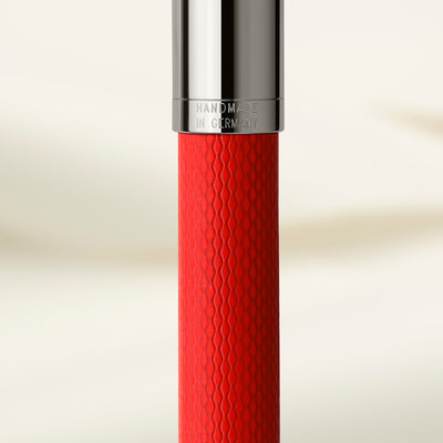 Graf Von Faber-Castell Guilloche Fountain Pen - India Red