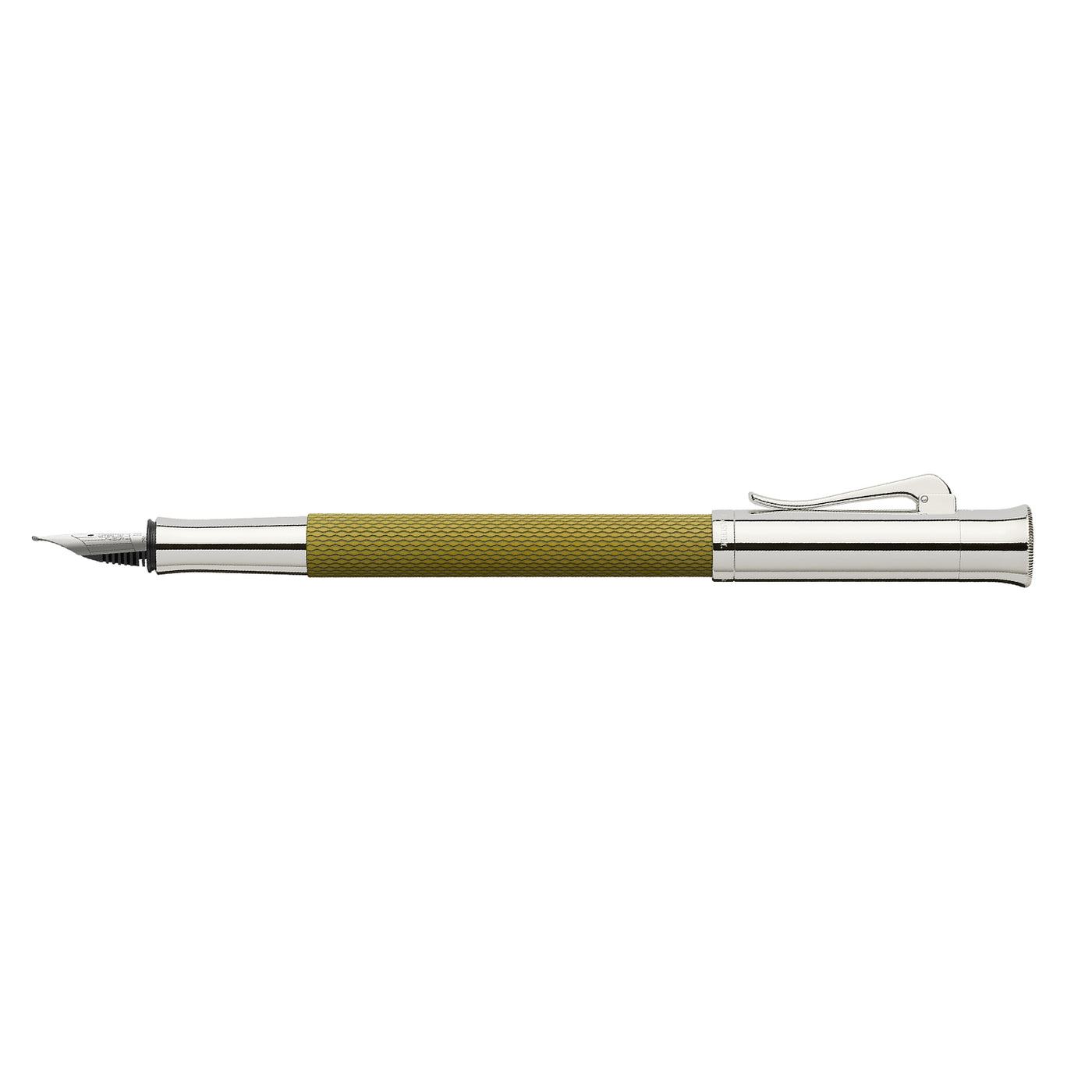 Graf Von Faber-Castell Guilloche Fountain Pen - Olive Green