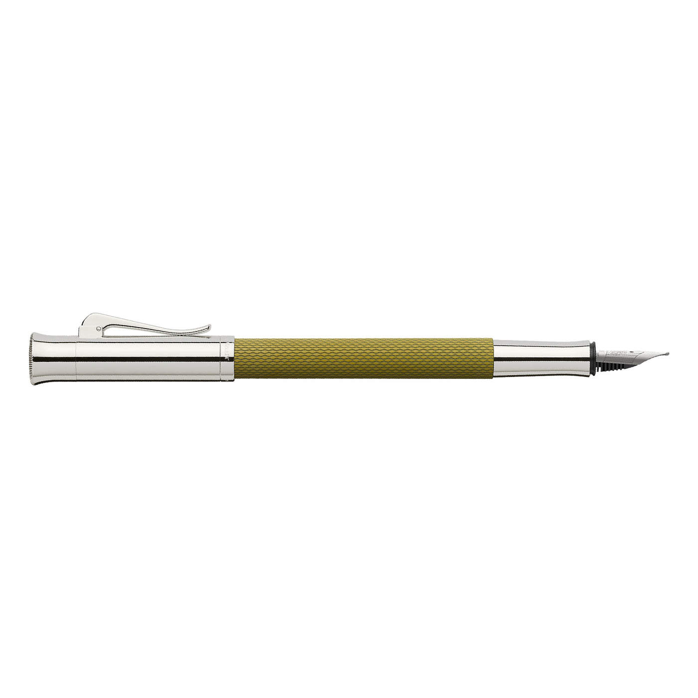 Graf Von Faber-Castell Guilloche Fountain Pen - Olive Green