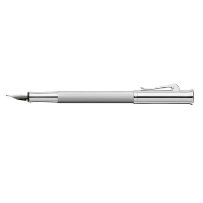 Graf Von Faber-Castell Guilloche Fountain Pen - Rhodium