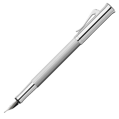 Graf Von Faber-Castell Guilloche Fountain Pen - Rhodium