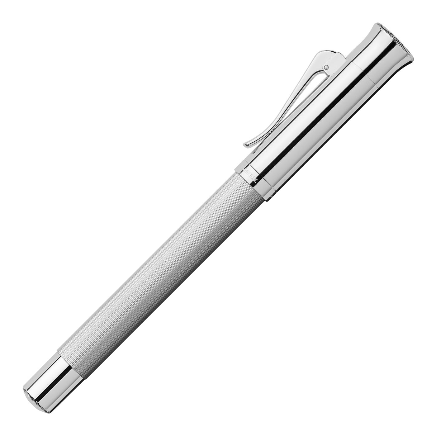 Graf Von Faber-Castell Guilloche Fountain Pen - Rhodium