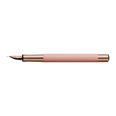 Graf Von Faber-Castell Guilloche Fountain Pen - Rose Blush 12