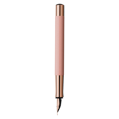 Graf Von Faber-Castell Guilloche Fountain Pen - Rose Blush 14