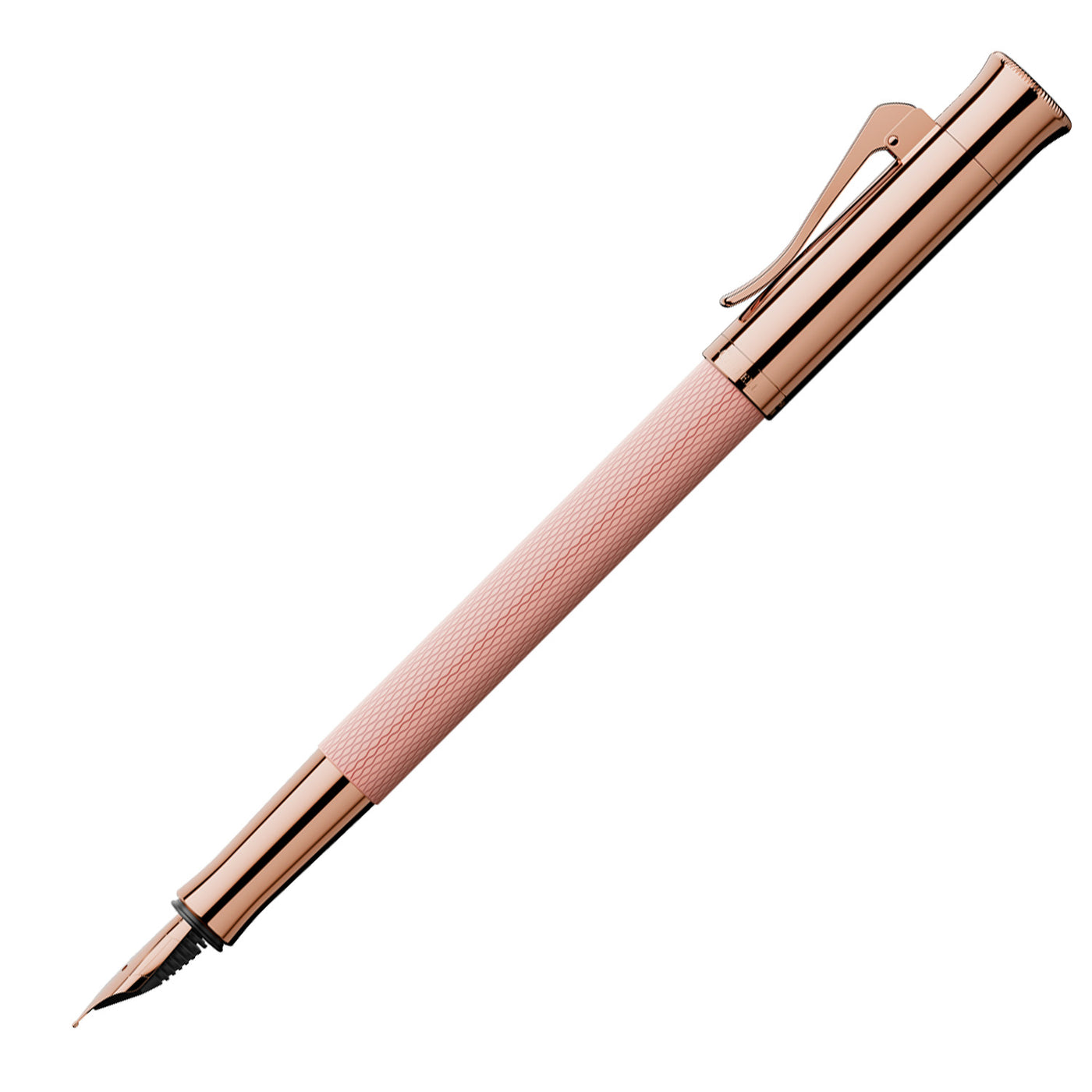 Graf Von Faber-Castell Guilloche Fountain Pen - Rose Blush 1