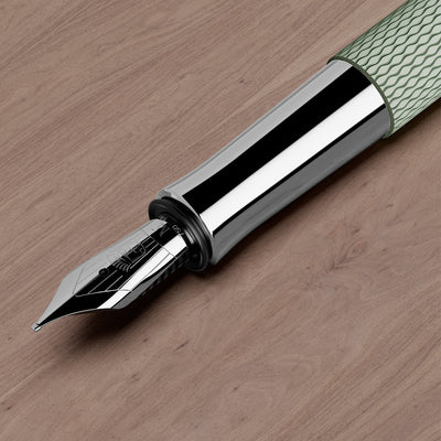 Graf Von Faber-Castell Guilloche Fountain Pen - Sage Green