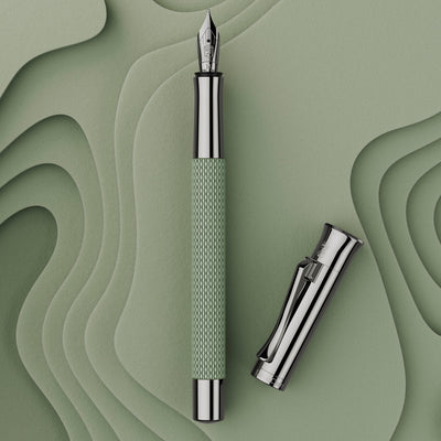 Graf Von Faber-Castell Guilloche Fountain Pen - Sage Green