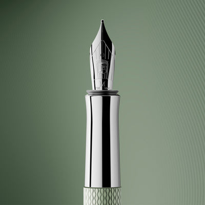 Graf Von Faber-Castell Guilloche Fountain Pen - Sage Green